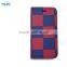 2015 Best Design Hot Sale Denim Grid Pattern Leather Case For Lenovo VIBE Z K910 with Card slots and PVC ID slot