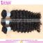 Hot selling superior quality 6A Grade peruvian human hair low price Deep Curly Hair Weaves