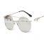 good price and high quality alloy frame round fashion sunglasses for woman