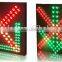 Glare New product Lane Control Sign/Red Cross Green Arrow/Traffic Signs Manufacturer