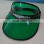 Hot Selling Summer UV Protection Plastic PVC Transparent Sun Visor Cap