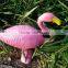 Plastic full body blowing Flamingo Decoy