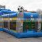 large inflatable bouncer castle and slide combo,huge inflatable obstacle course