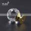 1 3/8 inch clear zinc base specialty drawer glass crystal knobs