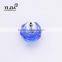 45 mm blue color polished chrome crystal kitchen cabinet knobs