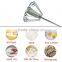 Promotional Semiautomatic Stainless Steel Hand Held Automatic Portable Rotating Manual Egg Beater