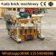 QT40-3A Mobile Semi Automatic Concrete Hollow Blocks Machine in Papua New Guinea