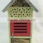 FSC wooden garden hanging bee insect hotel Wooden Insect Bee house