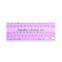 Silkscreen Printing Letters Silicone Rubber Keyboard Cover for Apple Mac Pro 15''