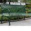 Outdoor park wrought iron benches