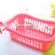 Wholesale MIni Cute Plastic Storage Basket Kitchen Accessories Wash Fruit Vegetable Sieve Storage Basket Dropping Water