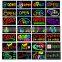 Outdoor full color commercial acrylic LED signs/ replacement neon sign colorful LED resin signs