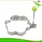 ZY-F1406 good quality flower style stainless steel egg ring pancake mold