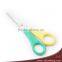 5.25" left hand promotional plastic handle student scissors (HA-07B)