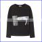 2017 new arrival bulk wholesale plain black hoodie breathable long lseeve