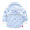 Boys formal shirts with small star print 100% cotton long sleeve top design for baby boys