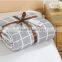 Knitted woolen blankets air conditioning cover blankets