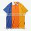 short sleeve cotton color combination new design logo print polo shirt