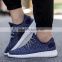 Hot Sale Man Running Breathable Shoe With No Brand Flyknit Fabric Casual Shoes