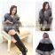 luxury faux fur neck scraf women comfortable muffler winter outdoor cappa long faux fur shawl