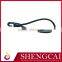 Hot sale anti-static spiral elastic cord 3mm with plastic hook