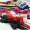Wholesale newest fashion and cheap bow ties 100% polyester party colorful LED necktie for baby boys