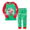 New arrival whlesale childrens boutique clothing girls Christmas tops and pants boutique outfits