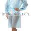 Sigle Use Elastic Cuff Visitor Gown With Ties on the Warits