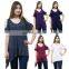 Womens Ladies Dressy Summer Casual Cold Off the shoulder Tank Tops Shirts Blouse