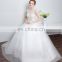 HS1607 Vintage Applique Sleeveless Customized Plus Latest Bridal Wedding Gown Design