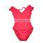 Shiny Red Dance Sleeveless Leotard