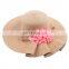 Fashion summer 100% paper floppy wide brim flower accessory beach hat women sex