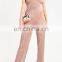 Fashion Pink Low V-neck Spaghetti Strap Onepiece Jumpsuit For Women