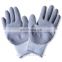 Construction work gloves cutting resistant PU coated safety Gloves