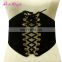 Prefect Sale adjuatable black leather waist belt lingerie sexy fat women corsets