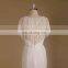 Brilliant V Neck Pure Beads Cap Sleeves See Through Back Wedding Dress