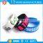 Wholesale solid color blank silicone bracelets blank silicone wristbands