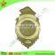 High quality metal stamped gold plated engraved police metal badge
