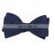 Last fashion solid trace basic silk bow tie