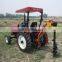 35hp 4wd small tractor with front loader and backhoe