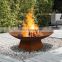 Outdoor Heater Rusty Patio Corten Steel Fire Pit For Yard