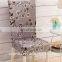 ruffled chair cover high quality elastic chair cover