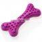 Easy to clean non-toxic pet chew toy molar tooth rubber dog toy bone