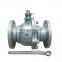 2 piece Floating Ball WCB Body Stainless Steel Ball Manual Ball Valve For Water Oil