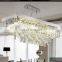 European LED Luxury clear crystal Chandelier Lighting for restaurant