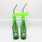 Green color double beer snorkel , beer bongs