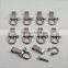 10 Pcs /Lot Silver Adjustable Paracord Buckle O-shaped Survival Shackle