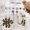 Multiple styles gift earing temperament tassel sets stud girl earring set