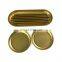 Custom brass cnc machining, brass part custom cnc, PVD coating brass plate cnc service