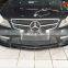 Carbon Fiber W204 Car Front Bumper Lip Spoiler for Mercedes Benz C63 AMG Black Series 12-15